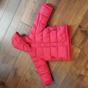 Old Navy Red Kids Snow Jacket, Size 5T
